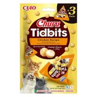 INABA Churu Tidbits Chicken - Kattensnoepje - 3x12g - thumbnail