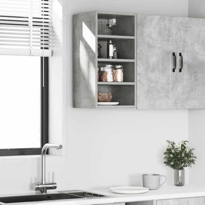 Hangkast 30x29,5x60 cm bewerkt hout betongrijs