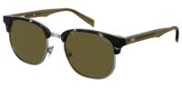 Levi's zonnebril 5002/S unisex cat. 3 wayfarer hars bruin/groen - thumbnail