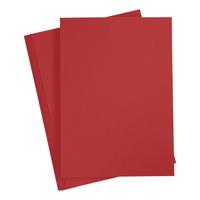 Creativ Company Karton, a4, vel 210x297 mm, 220 gr, rood, 10 stuk/ 1 doos - thumbnail
