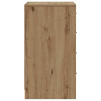 Dressoir artisanaal eikenkleurig 40 x 41 x 75 cm Bewerkt hout - thumbnail