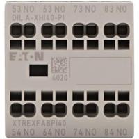 Eaton DILA-XHI40-PI Hulpschakelblok 4x NO 4 A Opsteekbaar Geschikt voor merk (relais): Eaton 1 stuk(s) - thumbnail