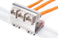 Digitus AN-25183 Keystone houder 2-voudig RVS - thumbnail