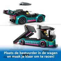 Lego City 60406 Raceauto en Transporttruck - thumbnail