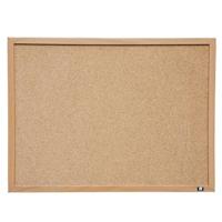 Q-CONNECT kurkbord, met houten frame, 90 x 60 cm - thumbnail