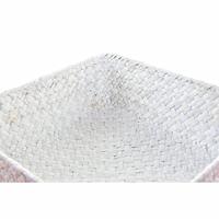 Basket spelset DKD Home Decor Natuurlijke Vezel Mediterrane Boho 26 x 26 x 9 cm 8,5 cm - thumbnail