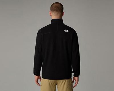 The North Face 100 Glacier Full Zip Fleece Heren TNF Black - NPF S