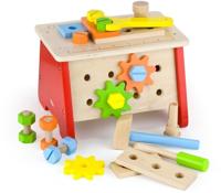 Viga Toys houten werkbank 22 x 19 x 15 cm - thumbnail