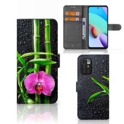 Xiaomi Redmi 10 Hoesje Orchidee Xiaomi Redmi 10 Hoesje Orchidee