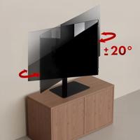 Universele TV-standaard Maclean, voor RTV-kast, standaard, max. 35 kg, rotatie 20 graden, voor TV 32-55", MC-132 - thumbnail