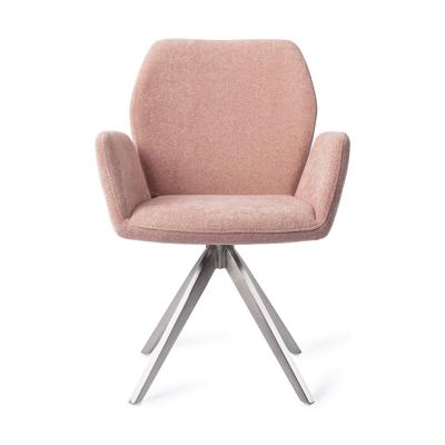 Jesper Home Eetkamerstoel 'Misaki' Turn Steel, Draaibaar, kleur Anemone