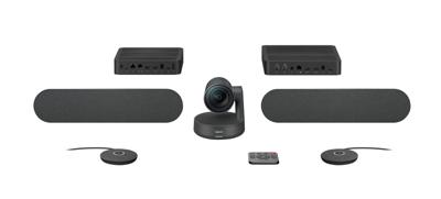 Logitech Rally Plus Ultra-HD Modulair 4K-videoconferentiesysteem 3840 x 2160 Pixel Standvoet Logitech Rally Plus Ultra-HD Modulair 4K-videoconferentiesysteem 3840 x 2160 Pixel Standvoet