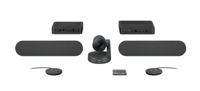 Logitech Rally Plus Ultra-HD Modulair 4K-videoconferentiesysteem 3840 x 2160 Pixel Standvoet - thumbnail