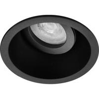 Spot Armatuur GU10 - Pragmi Zano Pro - GU10 Inbouwspot - Rond - Zwart - Aluminium - Kantelbaar - Ø93mm - thumbnail