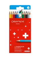 Kleurpotlood caran d ache aquarel doos 12st - thumbnail