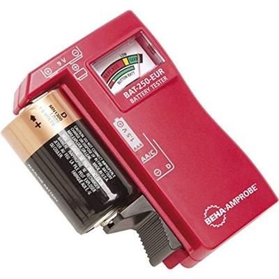 Beha Amprobe Batterijtester BAT-250-EUR Meetbereik (batterijtester) 1.5 V, 9 V Batterij 4620297 Beha Amprobe Batterijtester BAT-250-EUR Meetbereik (batterijtester) 1.5 V, 9 V Batterij 4620297