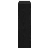 Boekenkast 97,5x29,5x100 cm spaanplaat zwart eikenkleurig - thumbnail