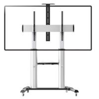 ROLINE LCD/TV rolstandaard, tot 100 kg, zilver - thumbnail