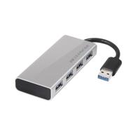 Club 3D CSV-1431 USB 3.0 Hub 4-Port met voeding zilver - thumbnail