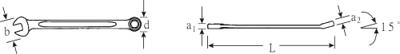 Stahlwille 40093535 16 3,5 Ring-steeksleutel Sleutelbreedte (metrisch) 3.5 mm