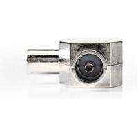 Coaxsplitter | IEC (Coax) Male - 2x IEC (Coax) Female | Metaal - thumbnail