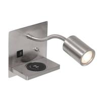 Steinhauer Bedlamp RVSUpround met oplader en usb - 3654ST - thumbnail