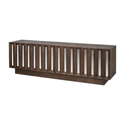 Richmond TV-meubel 'Bryant' Mangohout en spiegelglas, 180cm