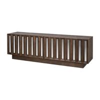 Richmond TV-meubel 'Bryant' Mangohout en spiegelglas, 180cm - thumbnail