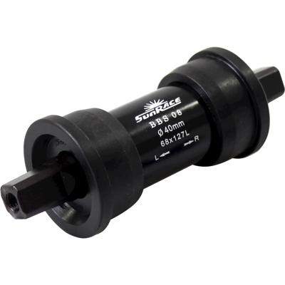 SunRace Trapas 127mm/ø40 inslagcups - spieloos - zwart
