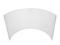 Omnitronic Mobile DJ Screen Curved Opvouwbaar privacyscherm Metaal, Stof - thumbnail