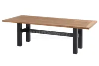Hartman Tuintafel Sophie Yasmani Zwart 240x100cm - thumbnail