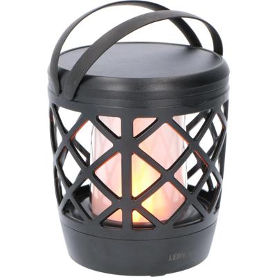 3in1 Solar Tuinlamp Fakkel met sensor - Priklamp, Wandlamp en tafellamp in 1 - 70 cm