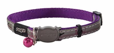 Rogz Catz NightCat halsband, paars