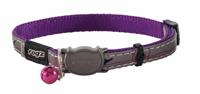 Rogz Catz NightCat halsband, paars - thumbnail
