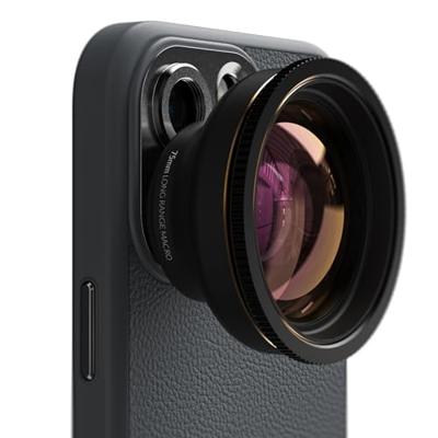 Shiftcam | LensUltra 75mm lange afstand macrolens - 10x vergroting, 70-100mm scherpstelafstand - Perfect voor close-up fotografie, verbluffende scherptediepte, fijne details, premium ontwerp