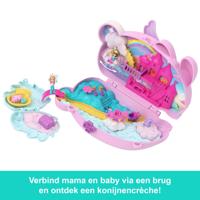 Polly Pocket - 2-in-1 Konijnenspeelset - Met 2 figuren en 12 accessoires - Polly Pocket - JFT88 - thumbnail