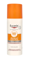 Eucerin Sun Pigment Control Sun Fluid Crème SPF50+ 50ml - thumbnail