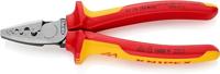 Knipex Krimptang voor RJ45-westernstekkers | Meer-componentengrepen | Gebruineerd | Lengte 190 mm - 97 78 180 SB - thumbnail