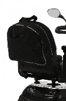 Scootmobieltas over rugsteun zwart - thumbnail