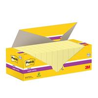 Post-it Plaknotitie 654SSCYP12+12 76 mm x 76 mm Geel 24 stuk(s) - thumbnail