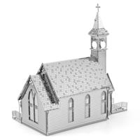 Metal Earth Old Country Church modelbouwset - thumbnail