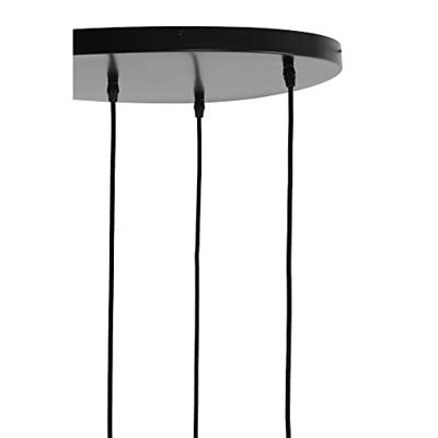Light & Living Hanglamp 'Lekar' 5-Lamps, kleur Antiek Brons/Smoke