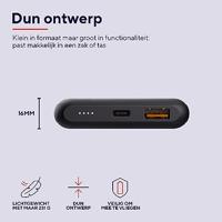 Trust Redoh Fast Powerbank 10.000 mAh Powerbank Zwart - thumbnail