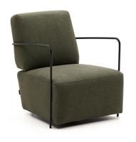 Kave Home Fauteuil 'Gamer' Stof, kleur Donkergroen - thumbnail