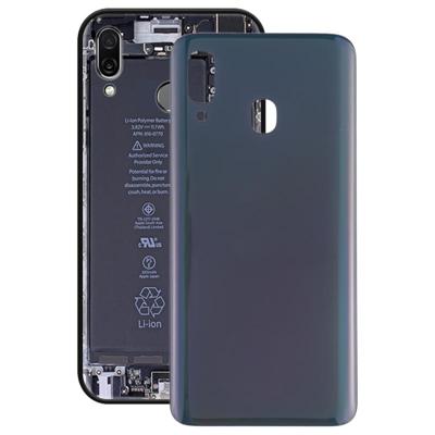 Batterij achtercover voor de Galaxy A20 SM-A205F/DS (zwart)