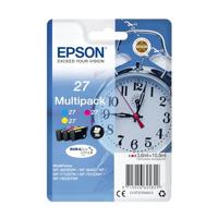 EPSON Multipack T2705 - Wekker - cyaan, magenta, geel - thumbnail