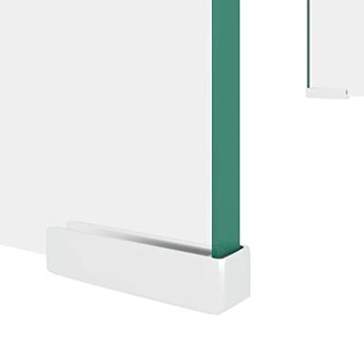 TV-meubel/monitorverhoger transparant 60x25x11 cm glas