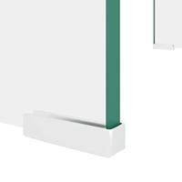 TV-meubel/monitorverhoger transparant 60x25x11 cm glas - thumbnail