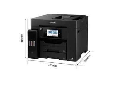 Epson EcoTank ET-5855 Multifunctionele printer Inkjet Kleur A4 Printen, scannen, kopiëren, faxen Inktbijvulsysteem, USB, WiFi Epson EcoTank ET-5855 Multifunctionele printer Inkjet Kleur A4 Printen, scannen, kopiëren, faxen Inktbijvulsysteem, USB, WiFi