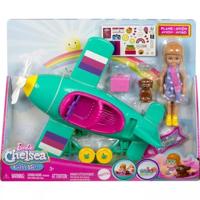 Barbie Chelsea Beroepenpop Speelset met Pop en Vliegtuig - thumbnail
